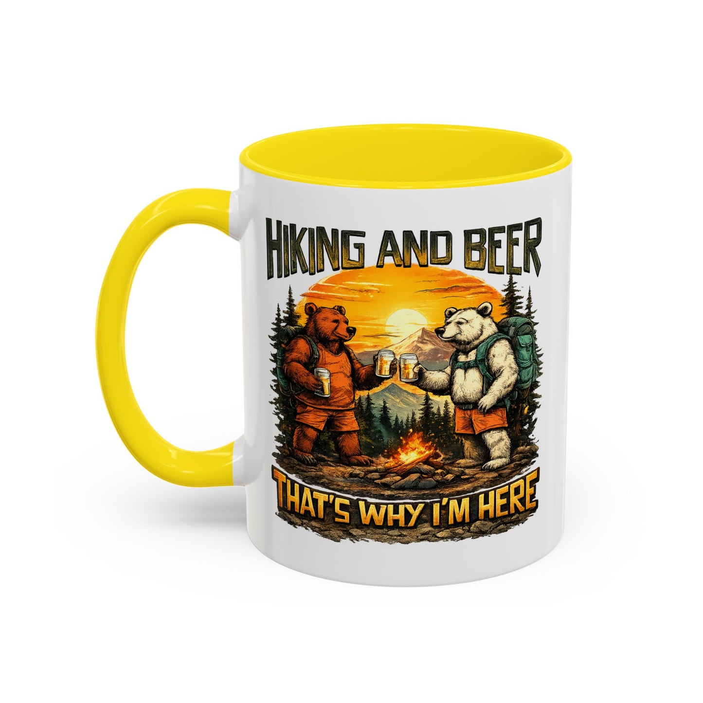 Humor Mug - Hiking and Beer