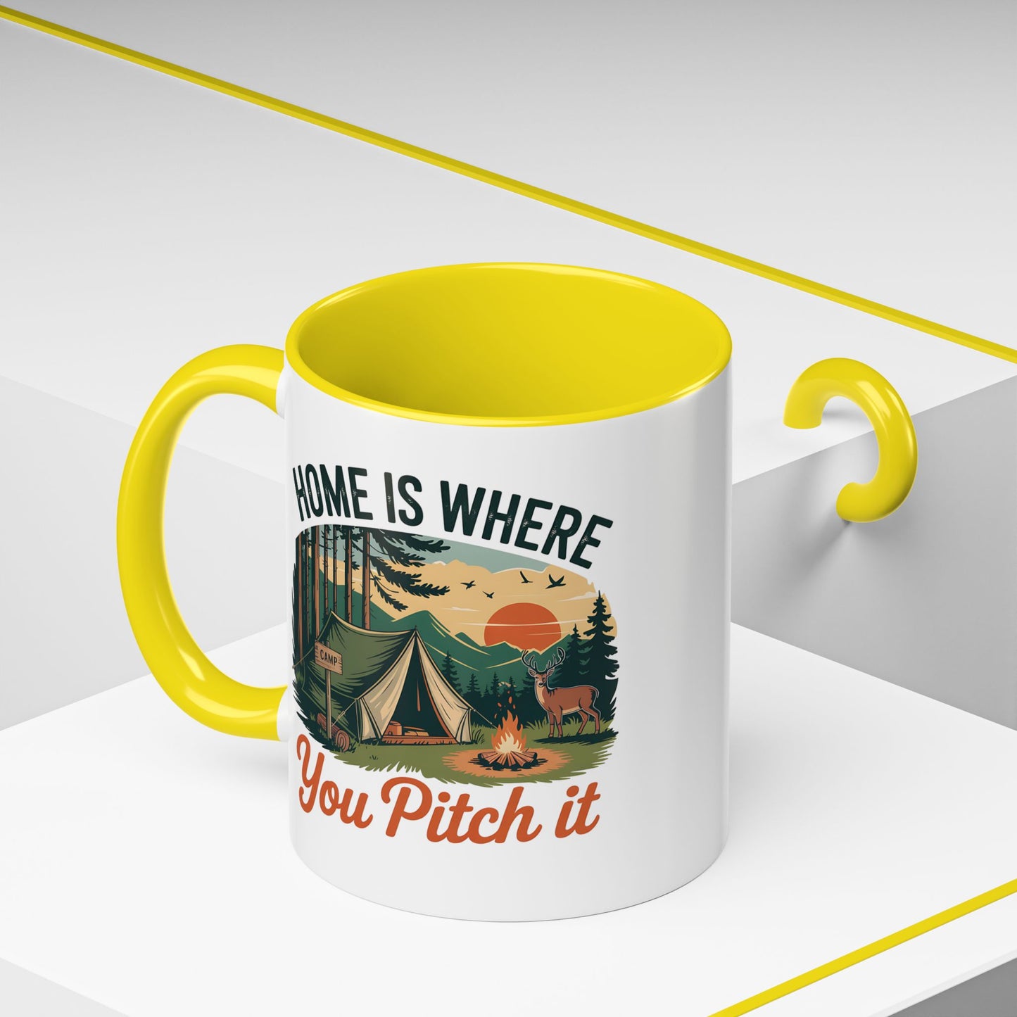 Adventure Mug - Home Is Where You Pitch It