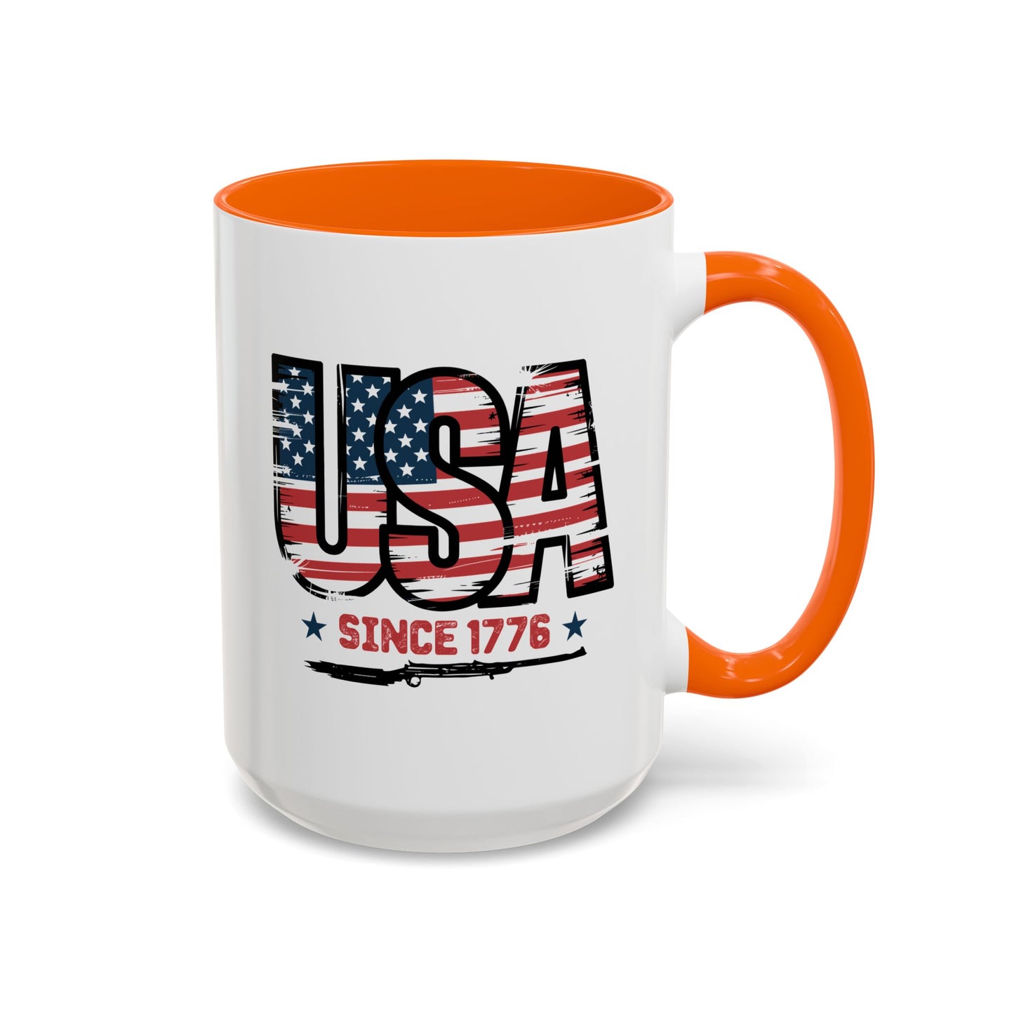 4th of July Mug - USA Since 1776 Gun