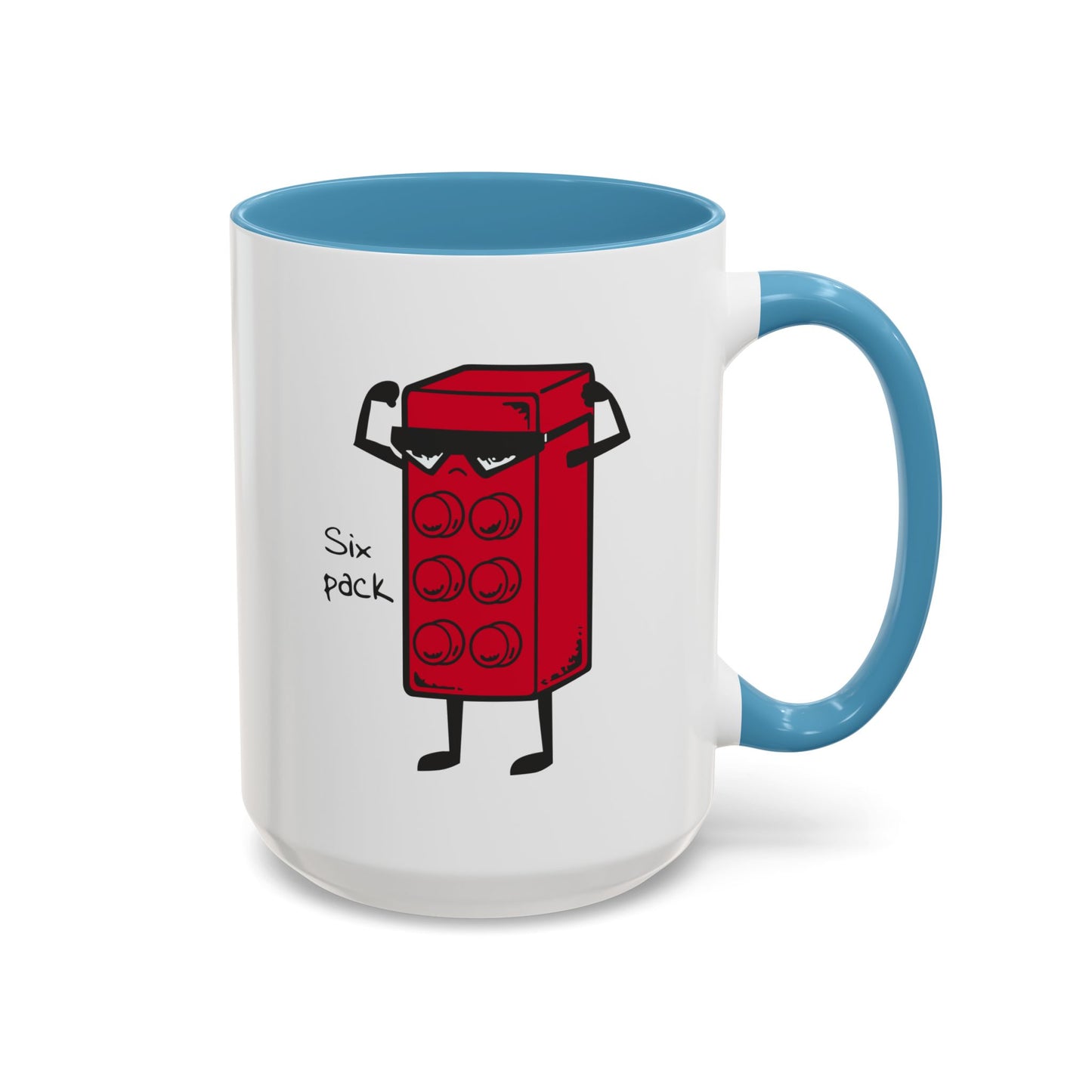 Humor Mug - Six Pack Lego Block