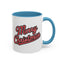 Christmas Mug - Merry Christmas Red & Black Baseball Text