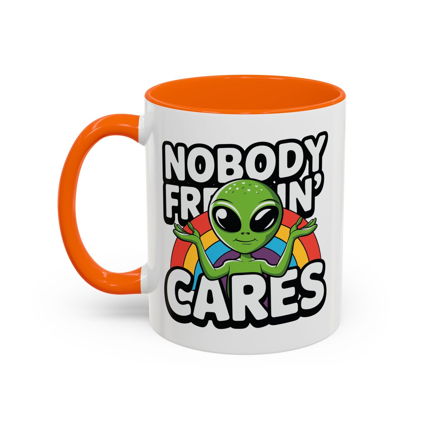 Alien Mug - Nobody Freakin Cares