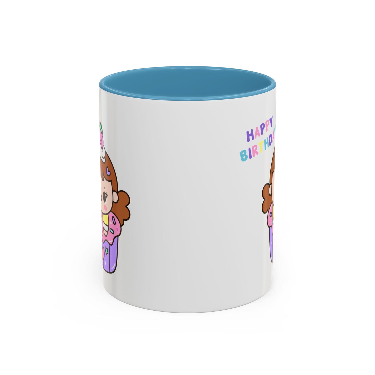 Birthday Mug - Cute Girl Cupcake