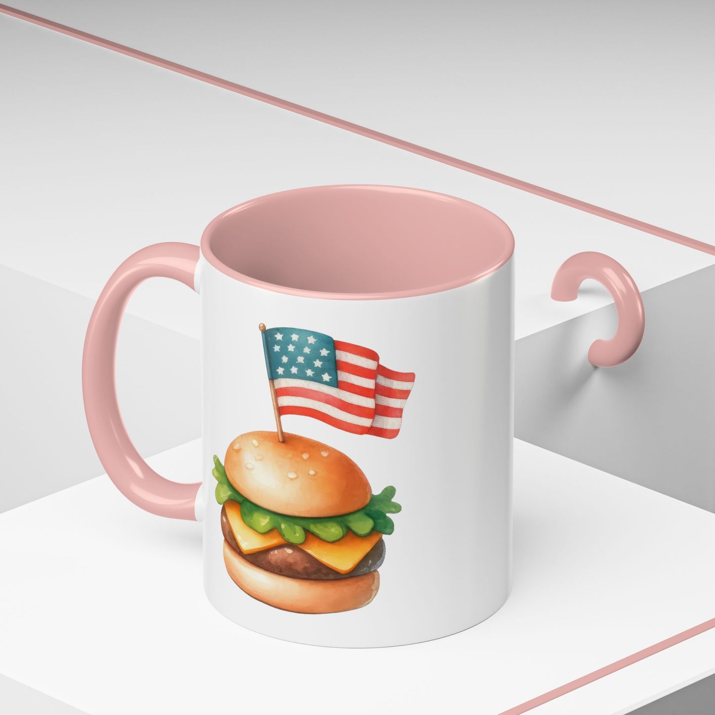 4th of July - Burger Flag