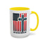 Religious Mug - One Nation Flag Cross