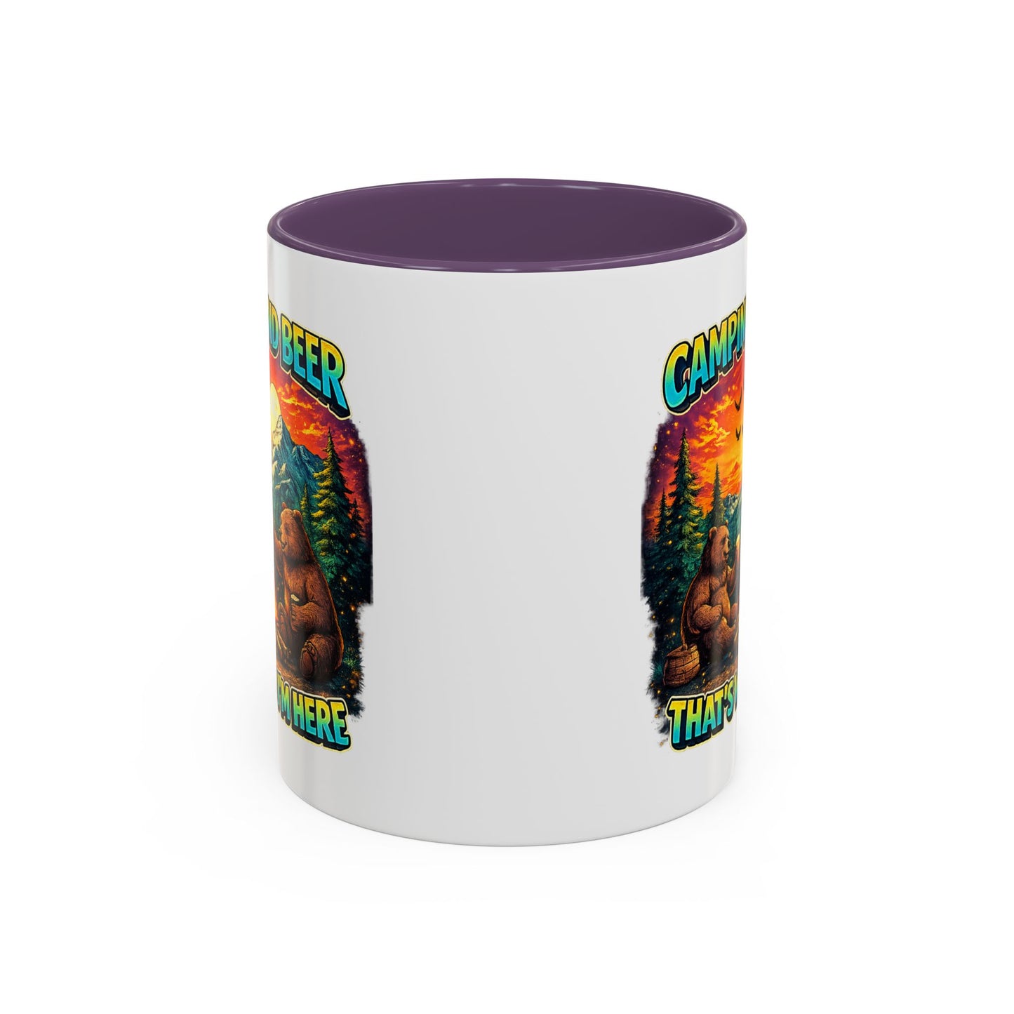 Humor Mug - Camping and Beer