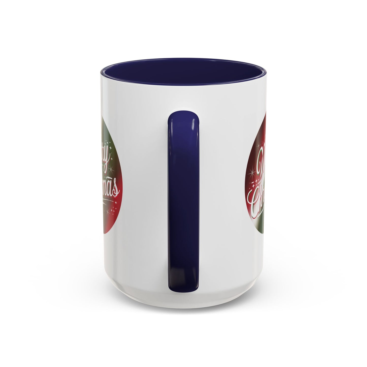 Christmas Mug - Merry Christmas White and Red Text Decoration