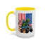 4th of July Mug - T Rex Riding Monster Truck