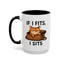Animal Mug - If I Fits I Sits