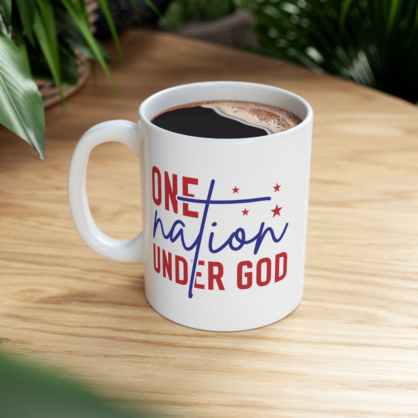 4th of July Mug - One Nation Under God Patriotic