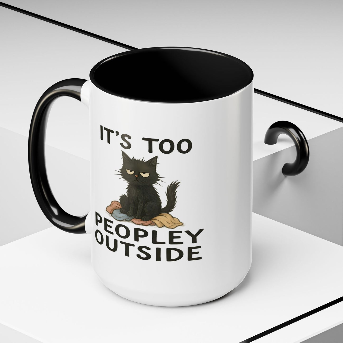 Animal Mug - It's Too Peopley Outside