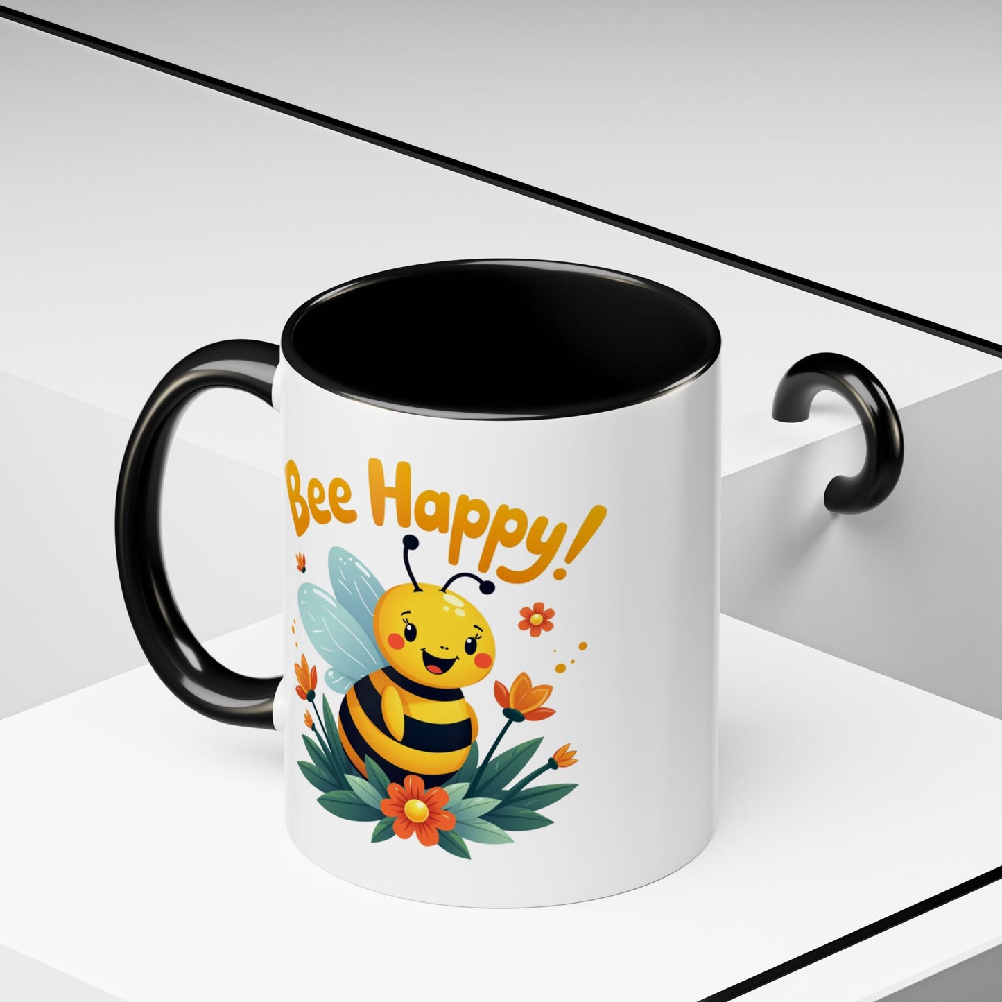Motivation Mug - Bee Happy