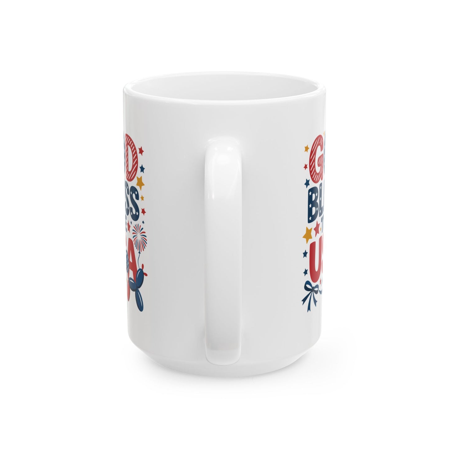 Religious Mug - God Bless The USA Sign