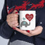 Valentine's Day Mug - Love You Tons Heart Elephant