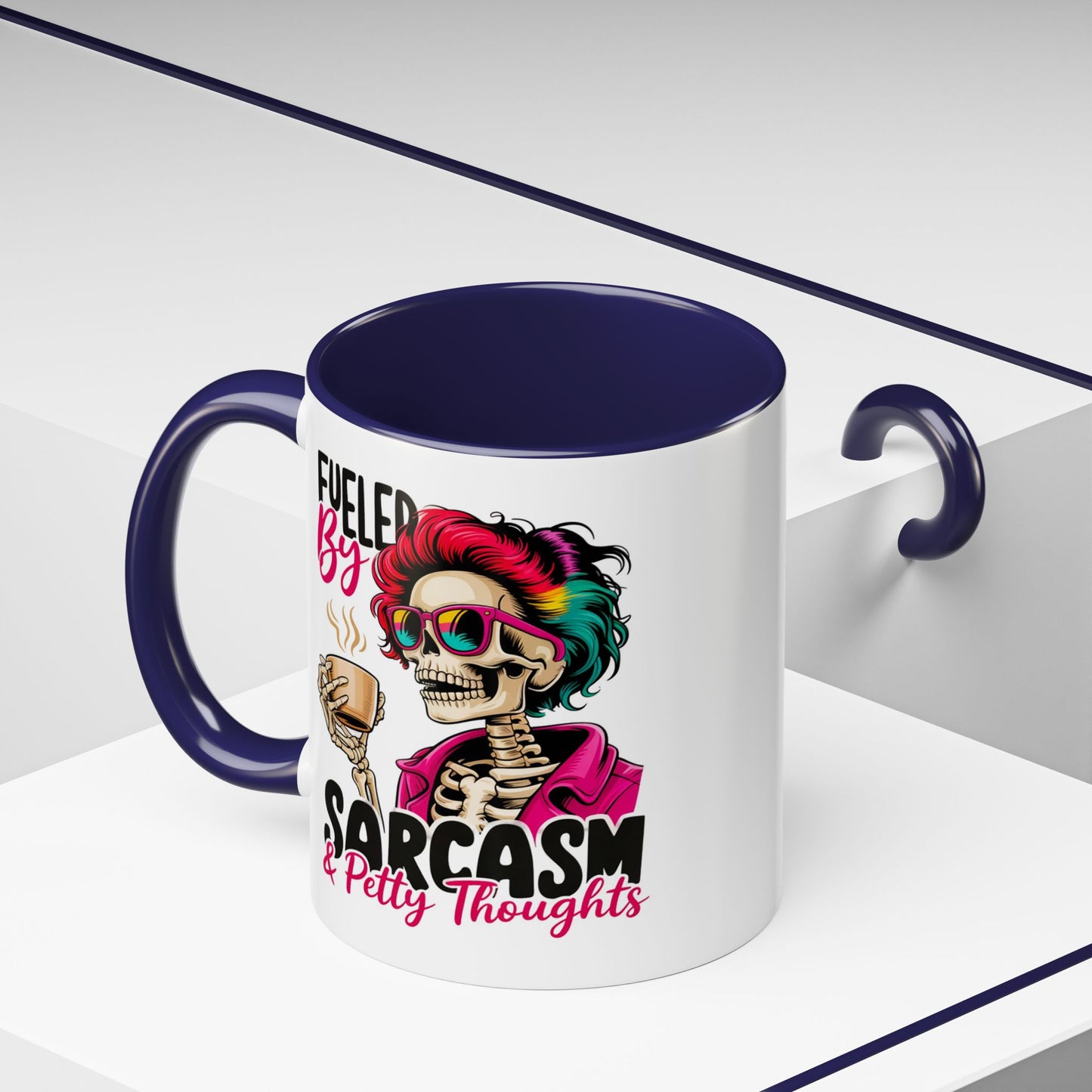 Humor Mug - Fueled by Sarcasm & Petty Thoughts