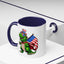 4th of July Mug - T Rex Dinosaur USA Flag