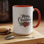 Christmas Mug - Merry Christmas Black Text Mistletoe