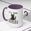 Animal Mug - It's Too Peopley Outside