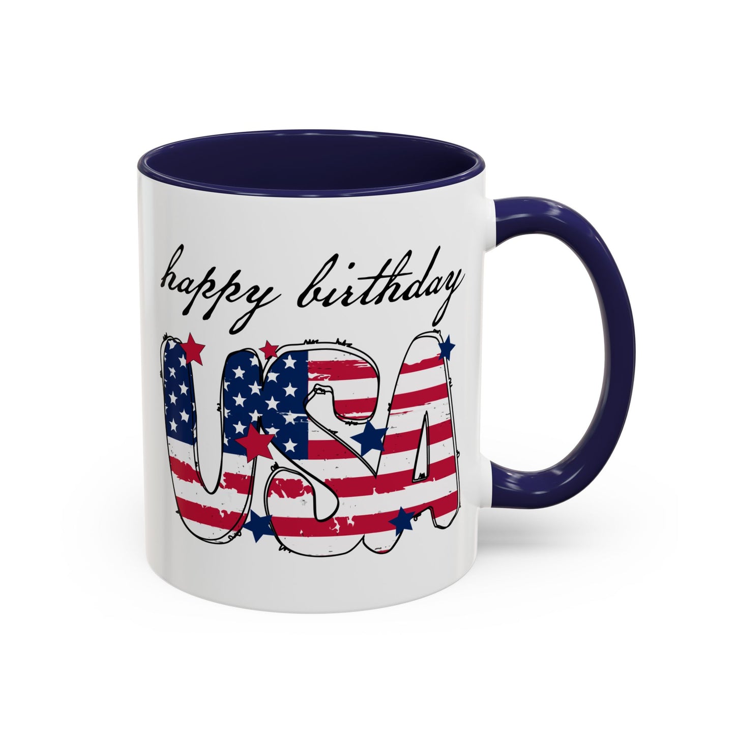 4th of July Mug - Happy Birthday USA