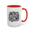 Christmas Mug - Merry Christmas Black Text Mistletoe
