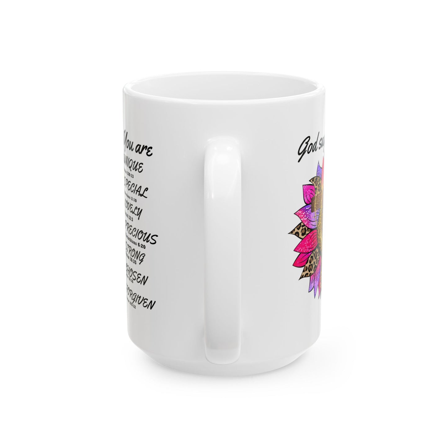 Religious Mug - God Says You Are