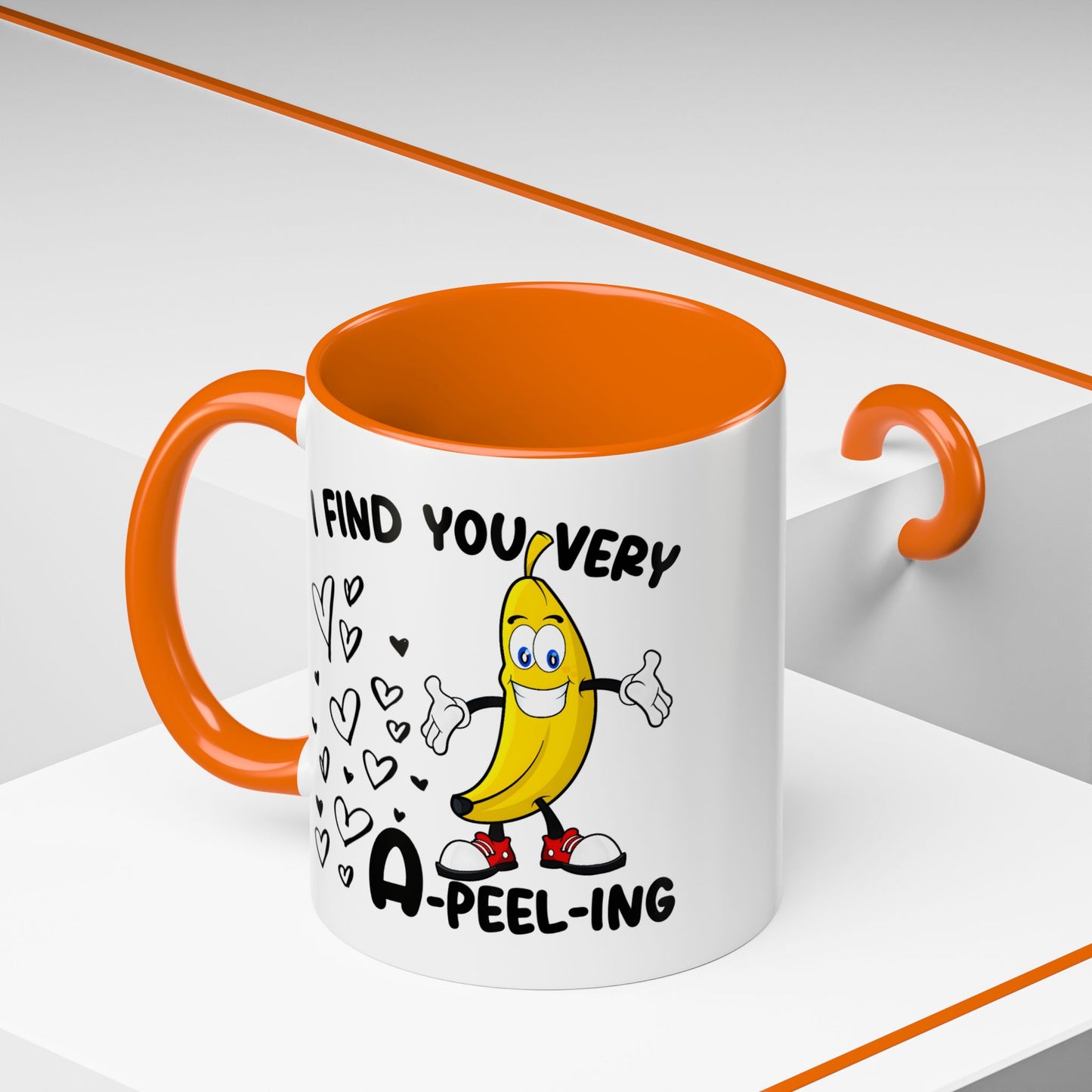 Adult Mug - I Find You Very A-Peel-Ing