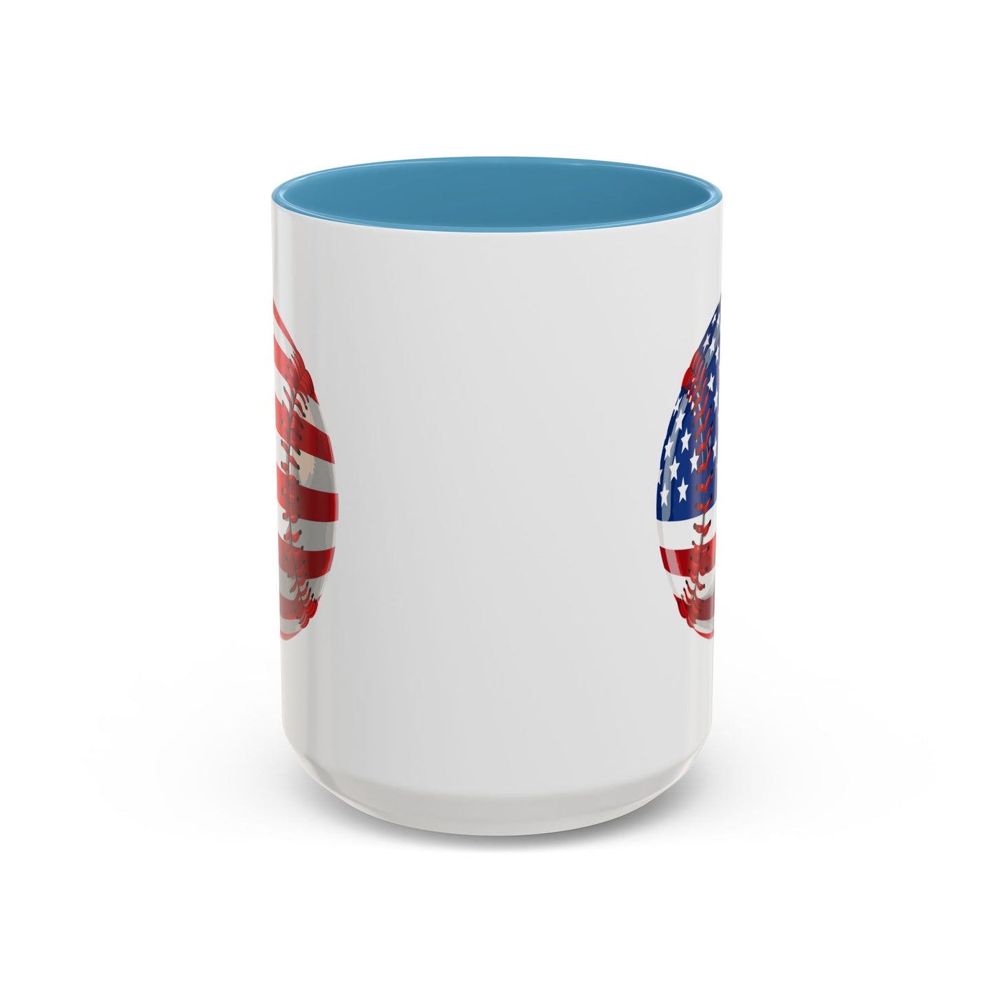 4th of July Mug - Baseball American Flag