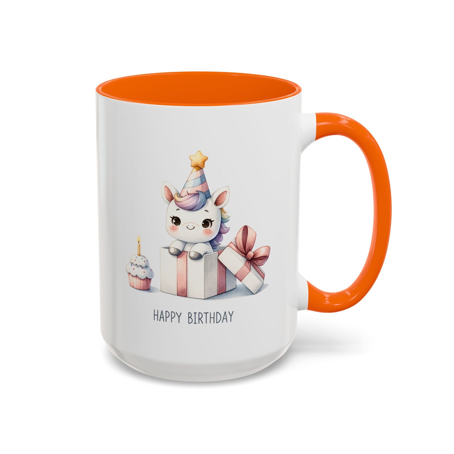 Birthday Mug - Unicorn With Present