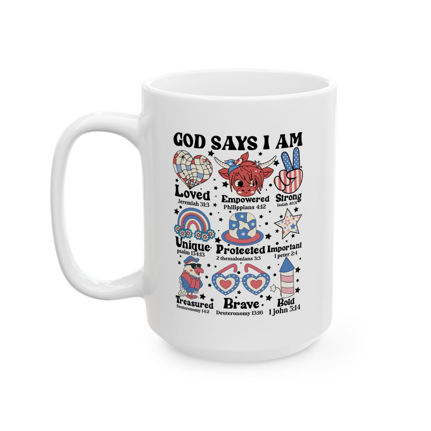 Religious Mug - God Says I Am