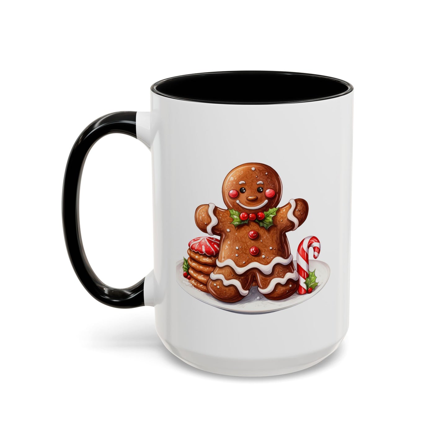 Christmas Mug - Gingerbread Man Cookies and Candy