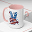 4th of July Mug - America Peace Sign