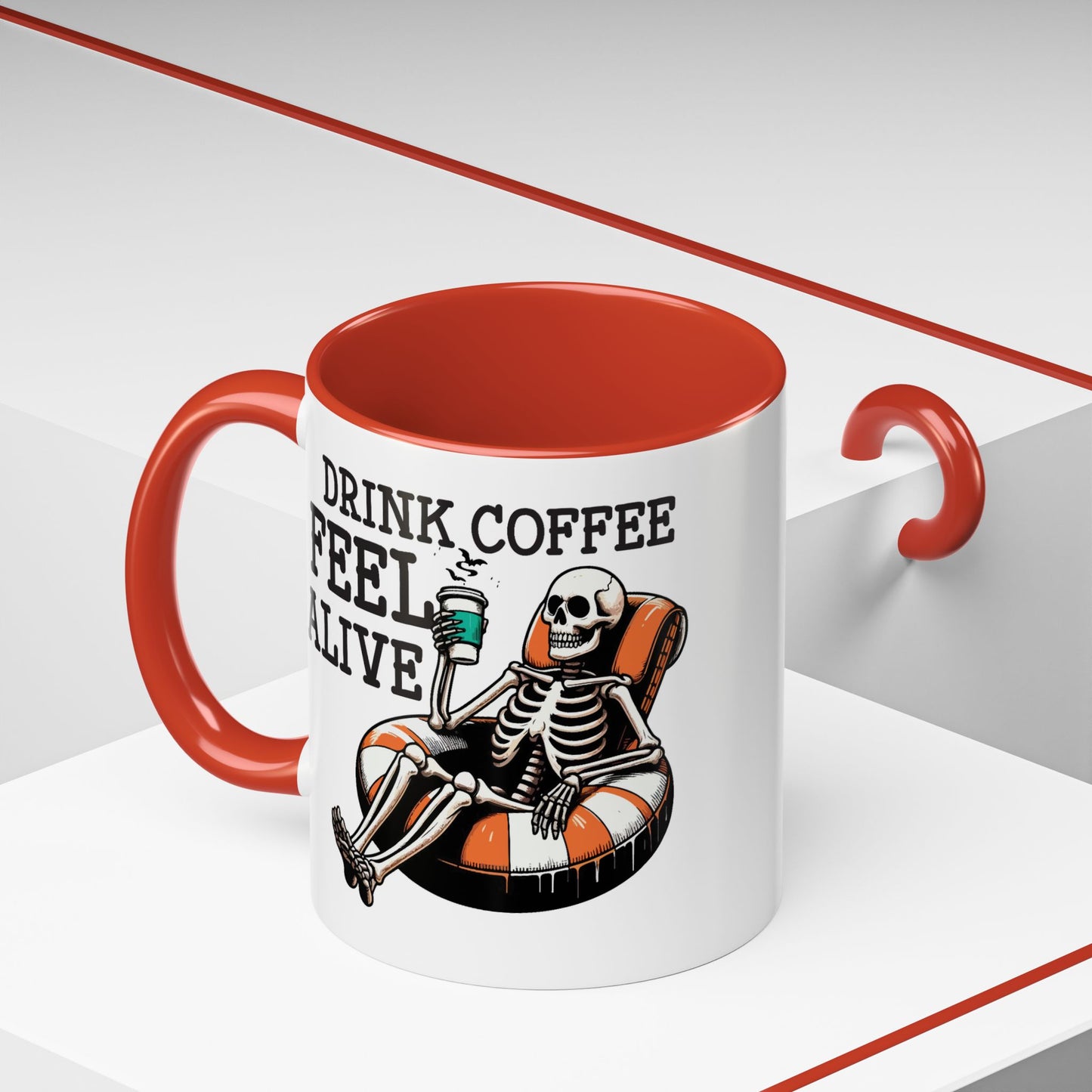 Humor Mug - Drink Coffee Feel Alive