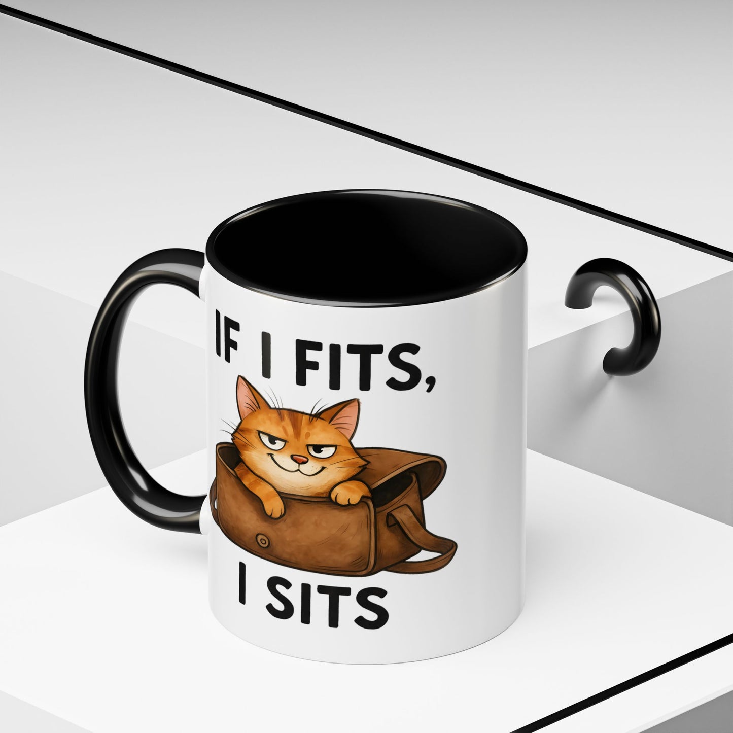 Animal Mug - If I Fits I Sits