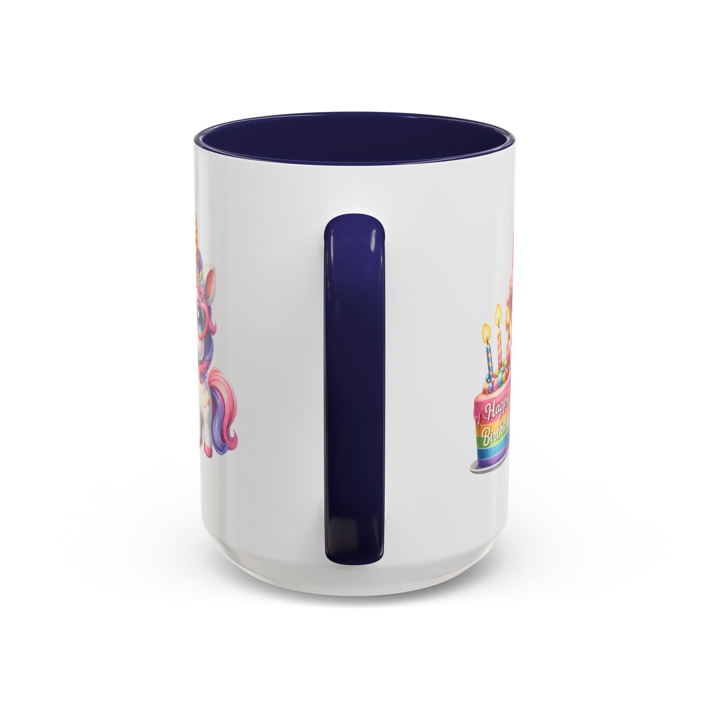 Birthday Mug - Unicorn Candles