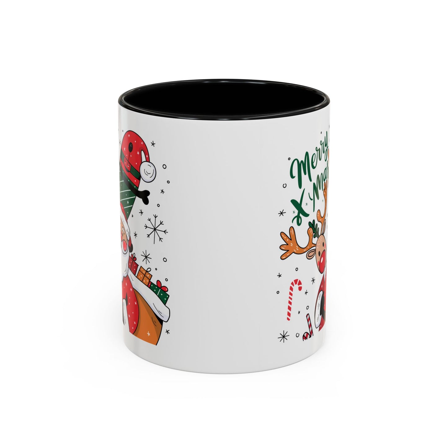Christmas Mug - Merry Xmas Santa Reindeer