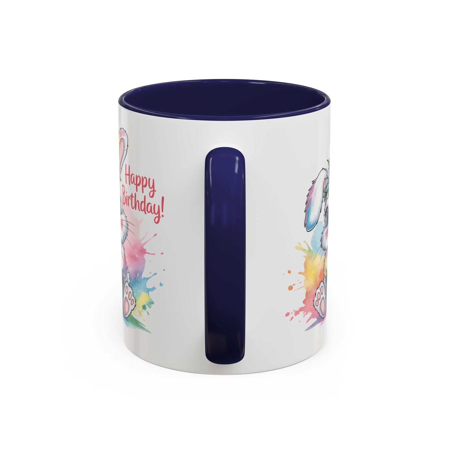 Birthday Mug - Happy Birthday Cute Bunny