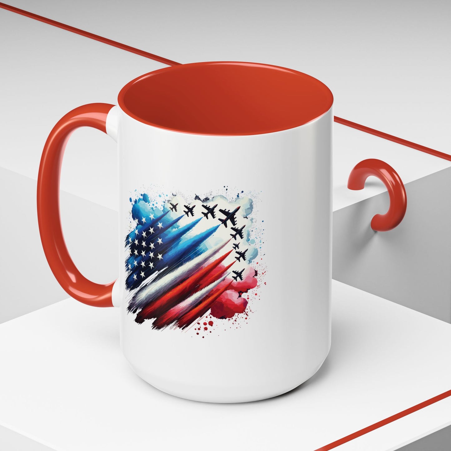 4th of July Mug - Fighter Jets USA Patriotic