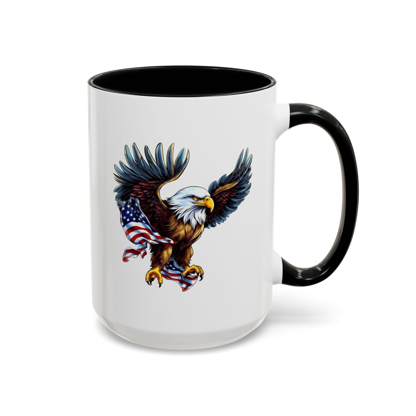 4th of July Mug - American Bald Eagle Flag 7