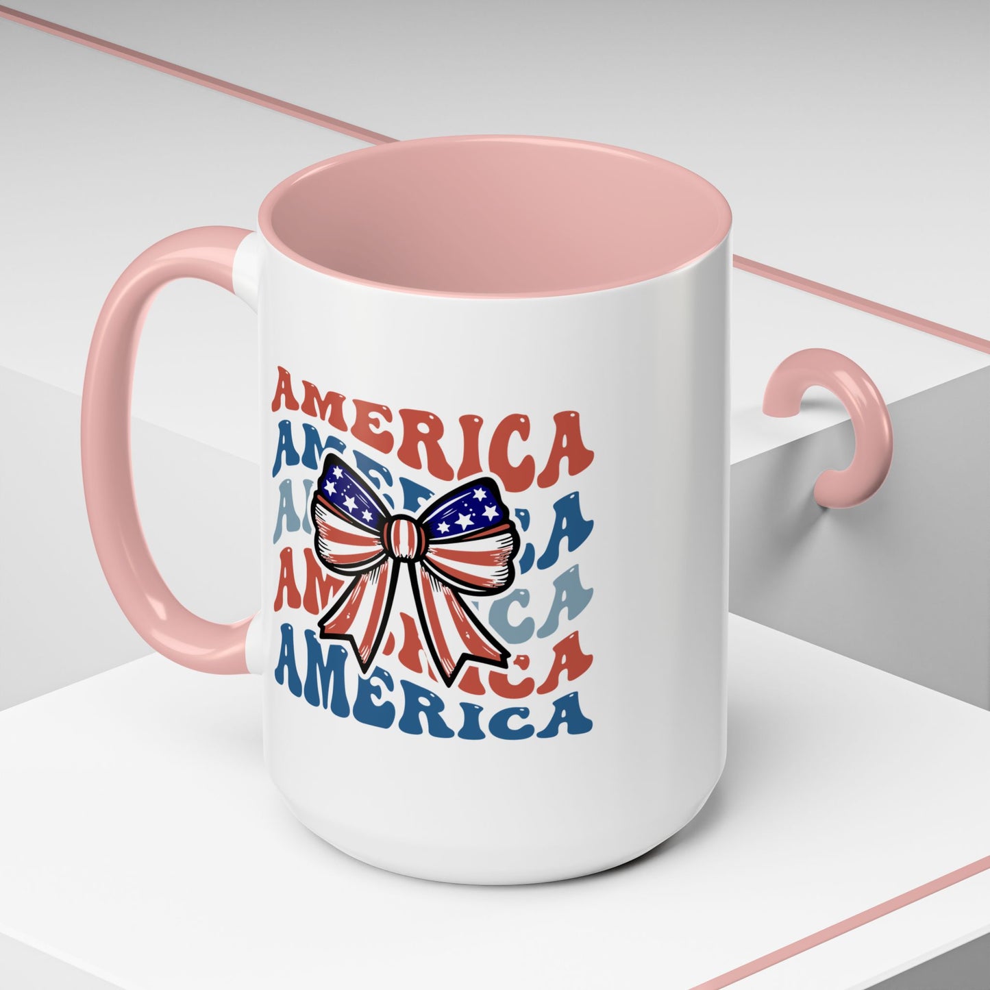 4th of July Mug - America Bow
