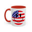 4th of July Mug - America Smiley Face