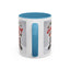 Christmas Mug - Merry Christmas Red Text Puppy Red Top
