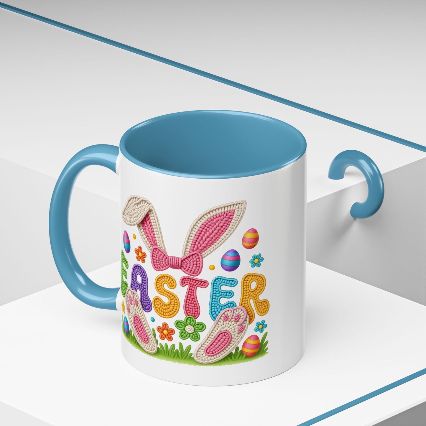 Easter Mug - Yarn Easter Bunny