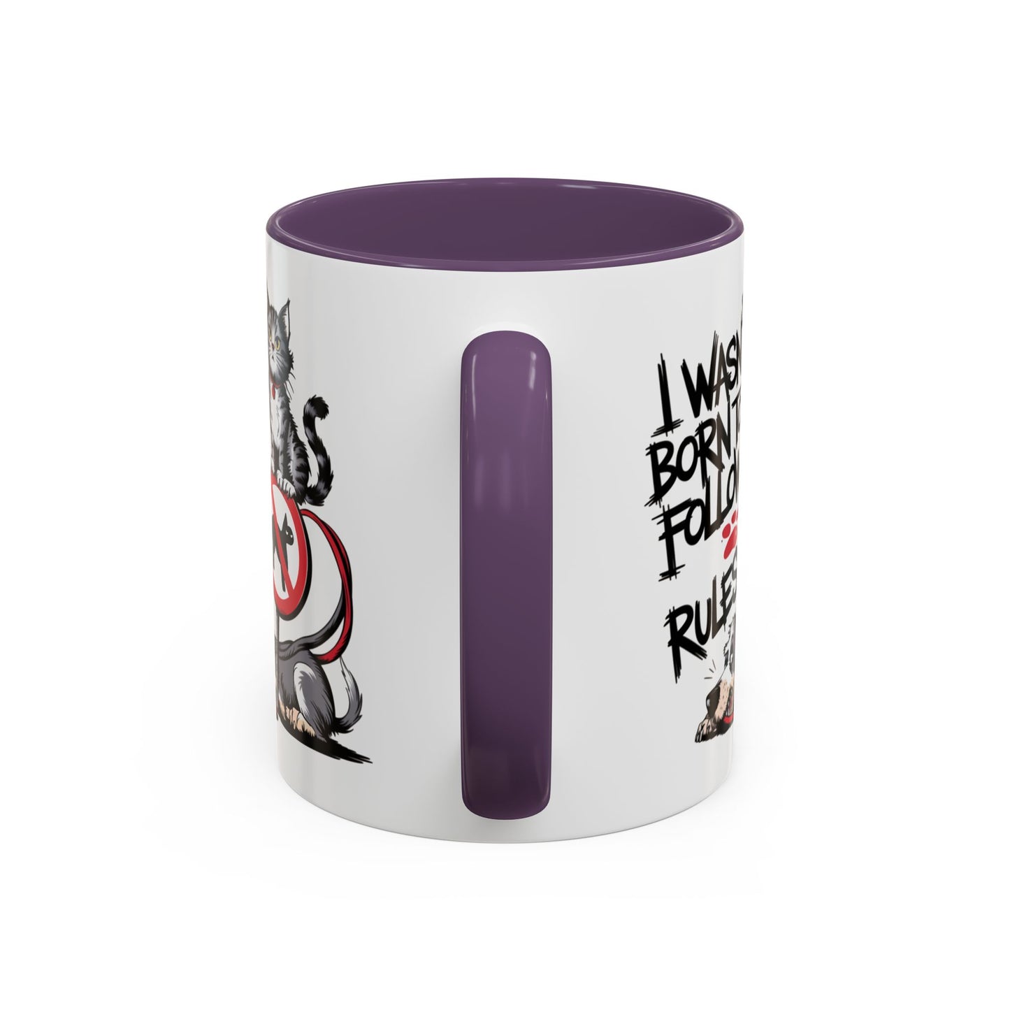 Animal Mug - I Wasn't Born To Follow Rules