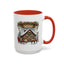 Christmas Mug - Reindeer Barn Sleigh Reindeer