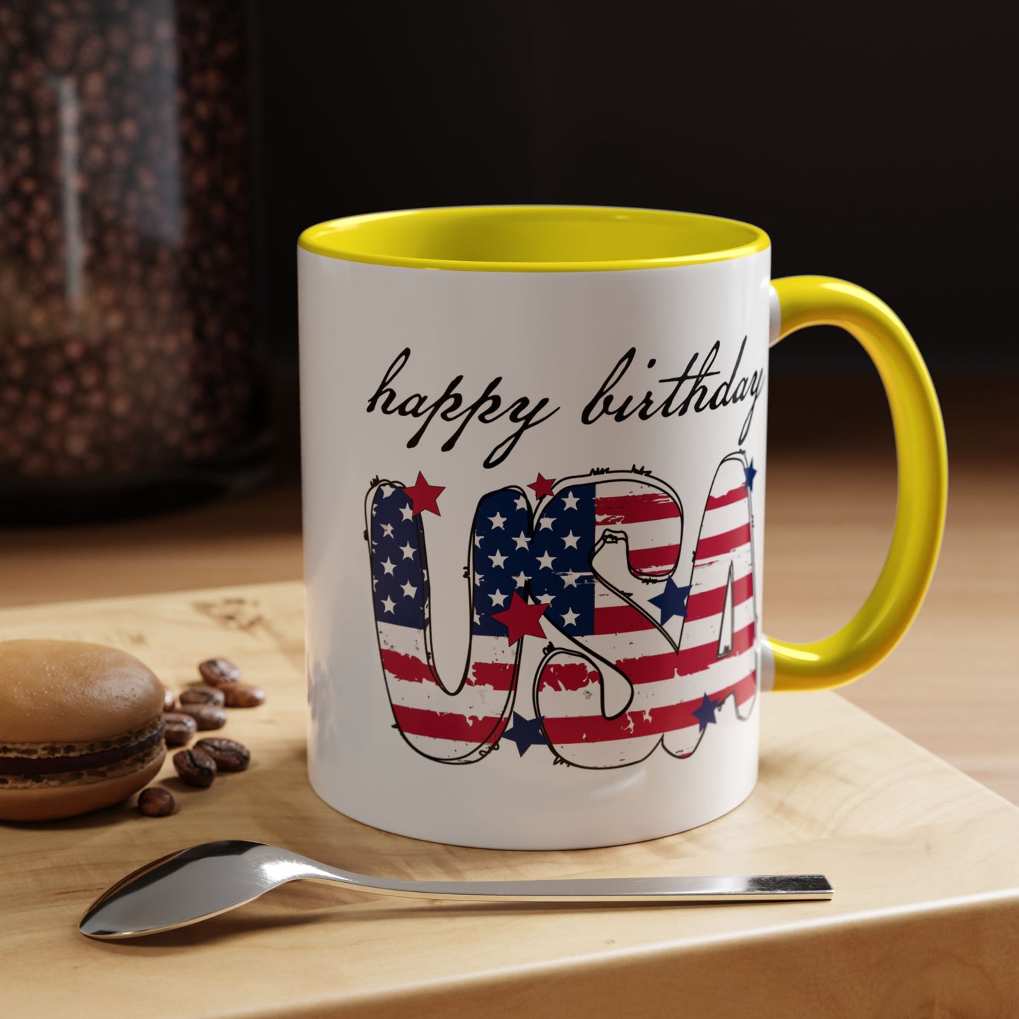 4th of July Mug - Happy Birthday USA