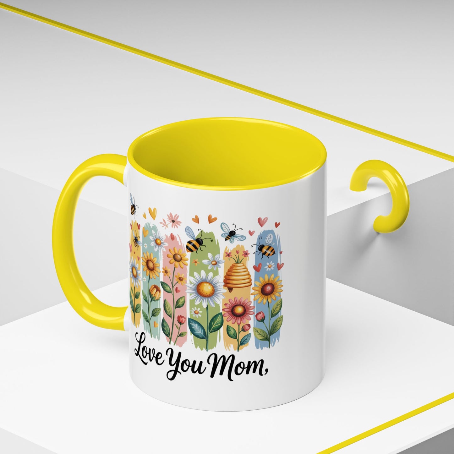 Mother's Day Mug - Love You Mom Beehive