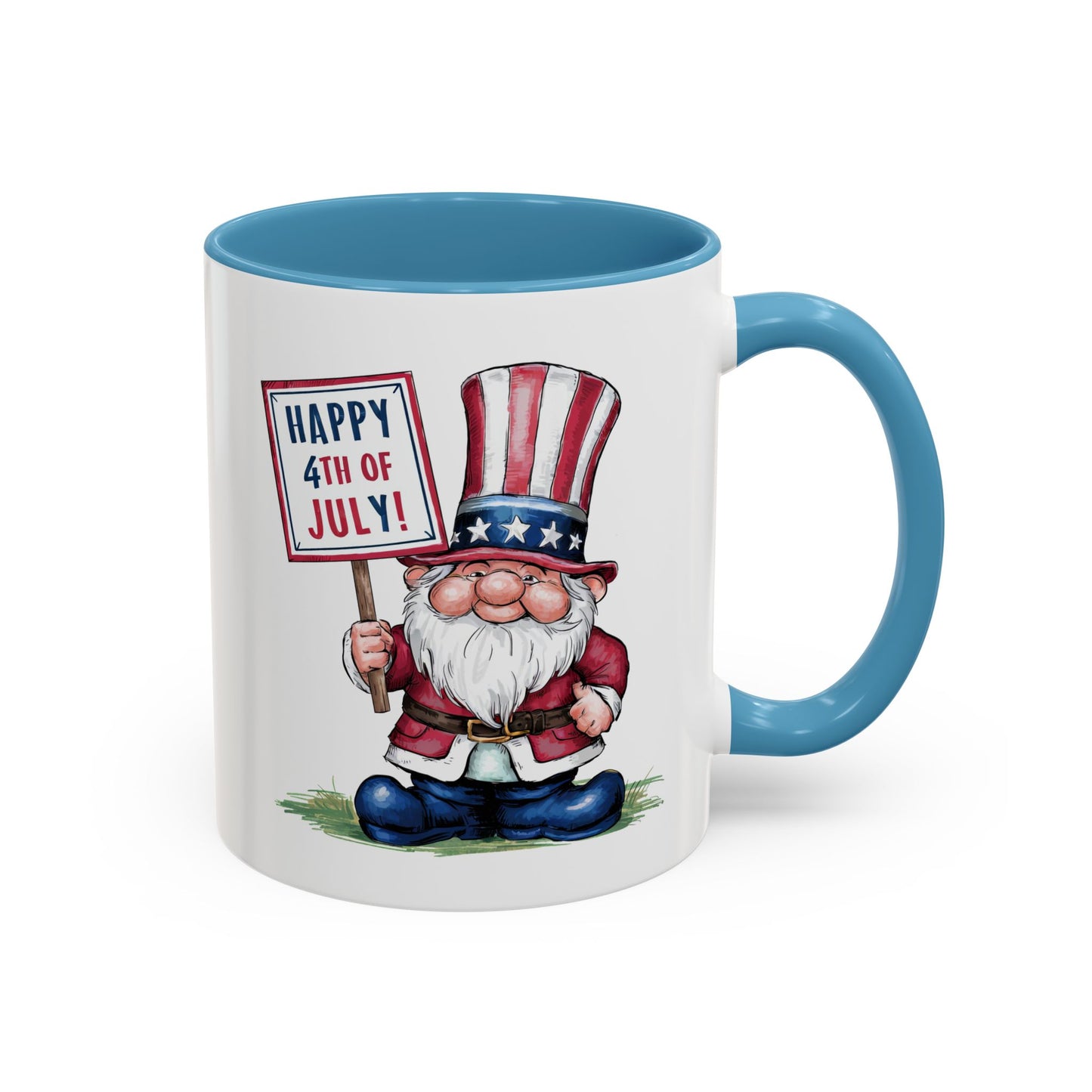 4th of July Mug - American Gnome 8