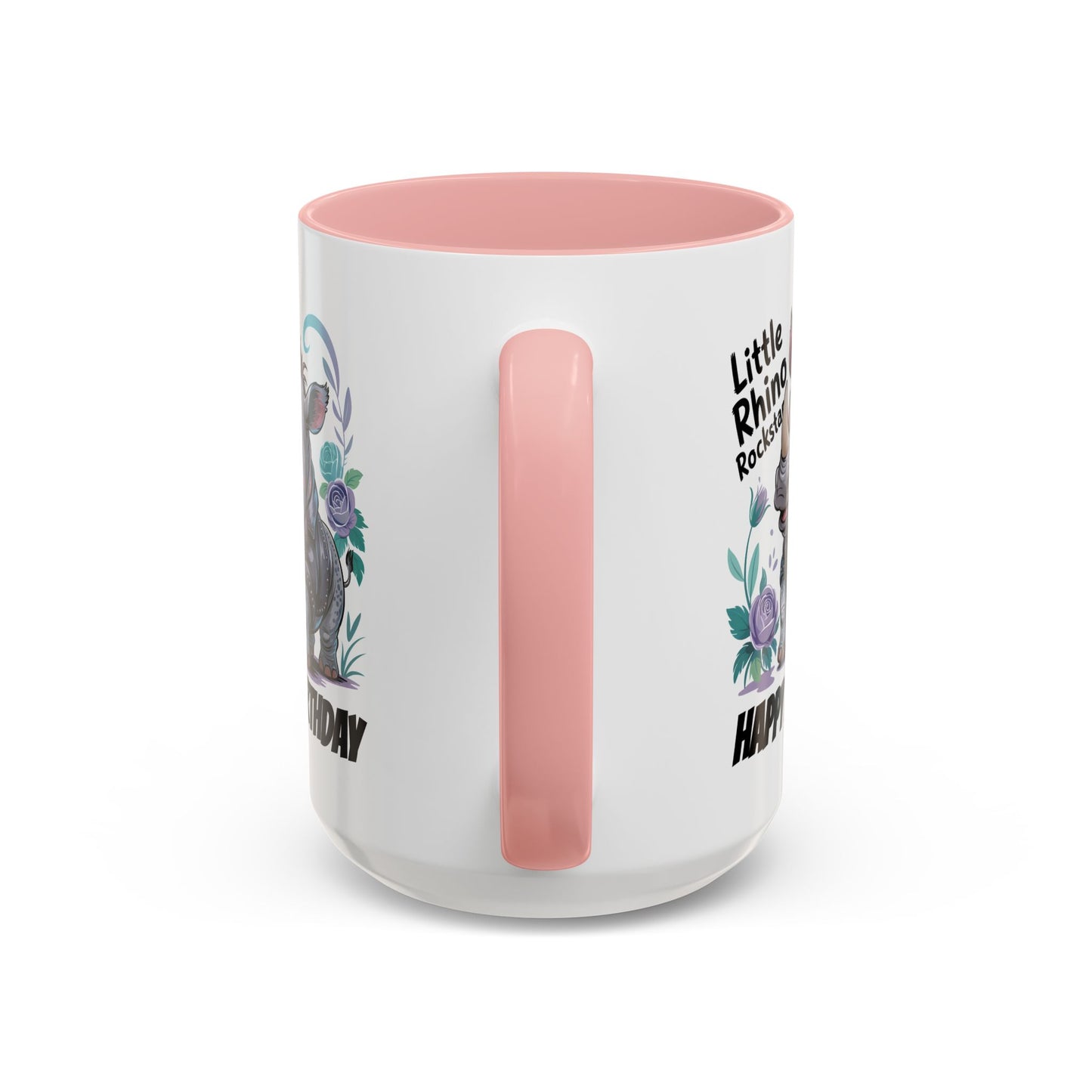 Birthday Mug - Happy Birthday Little Rhino Rockstar