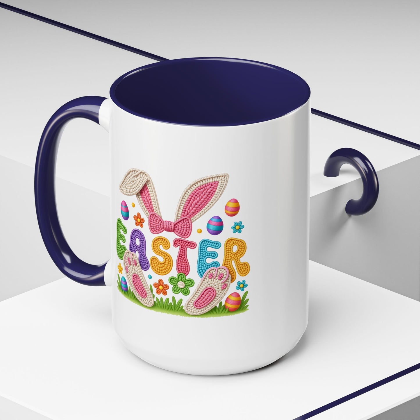 Easter Mug - Yarn Easter Bunny
