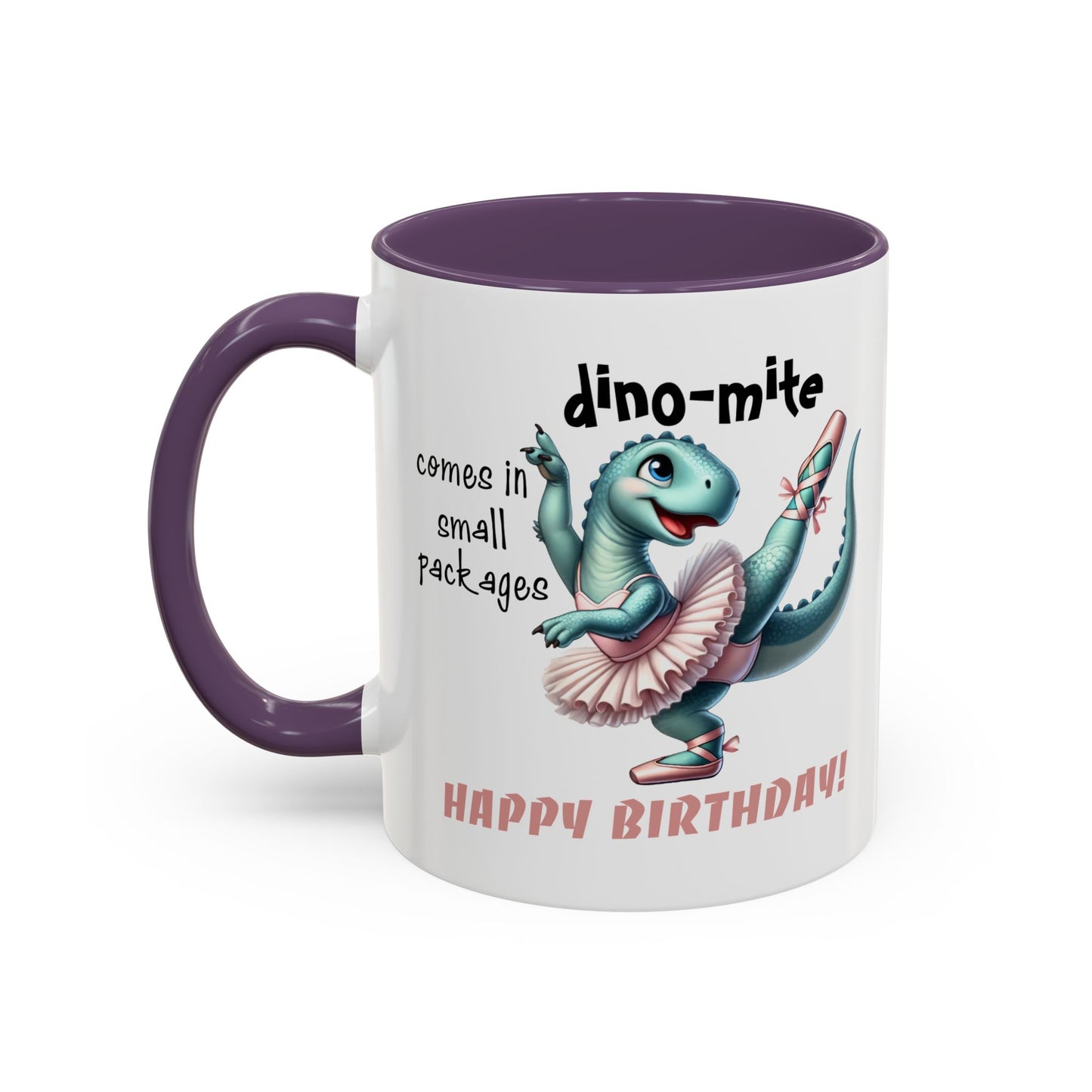 Birthday Mug - Dino-mite (Girl)